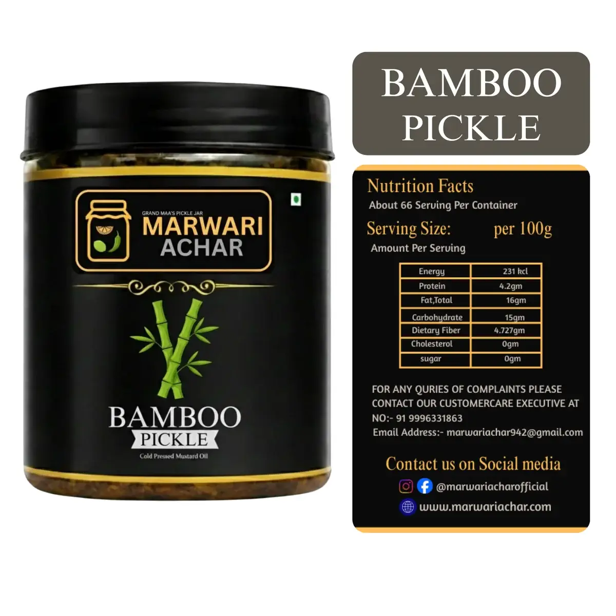 Bamboo Pickle – Online Homemade Bamboo Shoot Achar 3 bamboo pickle