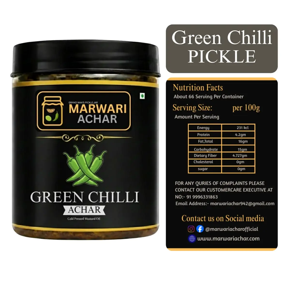Green Chilli Pickle (Hari Mirch Ka Achar) – Homemade Spicy Traditional Pickle 3 Green chilli pickle