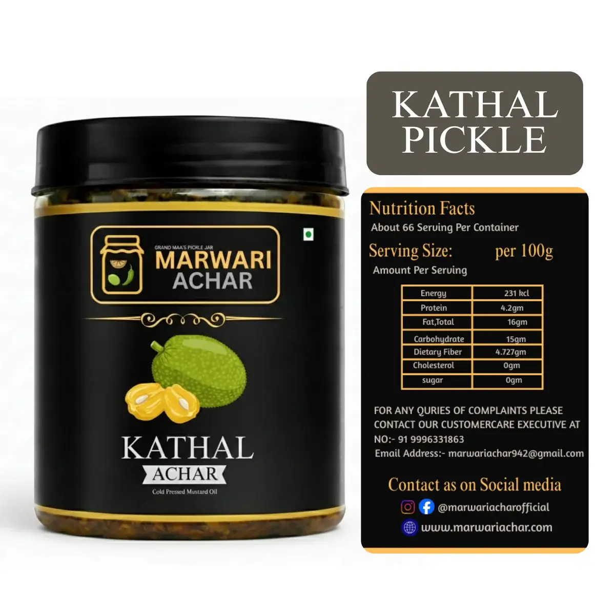 Kathal Ka Achar (Jackfruit Pickle) – Homemade Traditional Kathal Pickle 3 Kathal ka achar